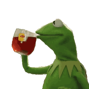 Kermit tea muppets seasame street