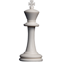 Chess king white