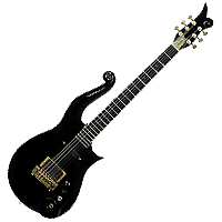 Cloud Guitar prince black