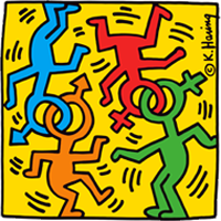 Keith Haring Art Painting