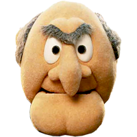 Statler and Waldorf Muppets Sesame Street