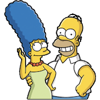 Homer Marge Simpsons